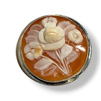 Broche Mandile 1922 Femme Cammei  in Argent Conchiglia 2MSPCM162.4